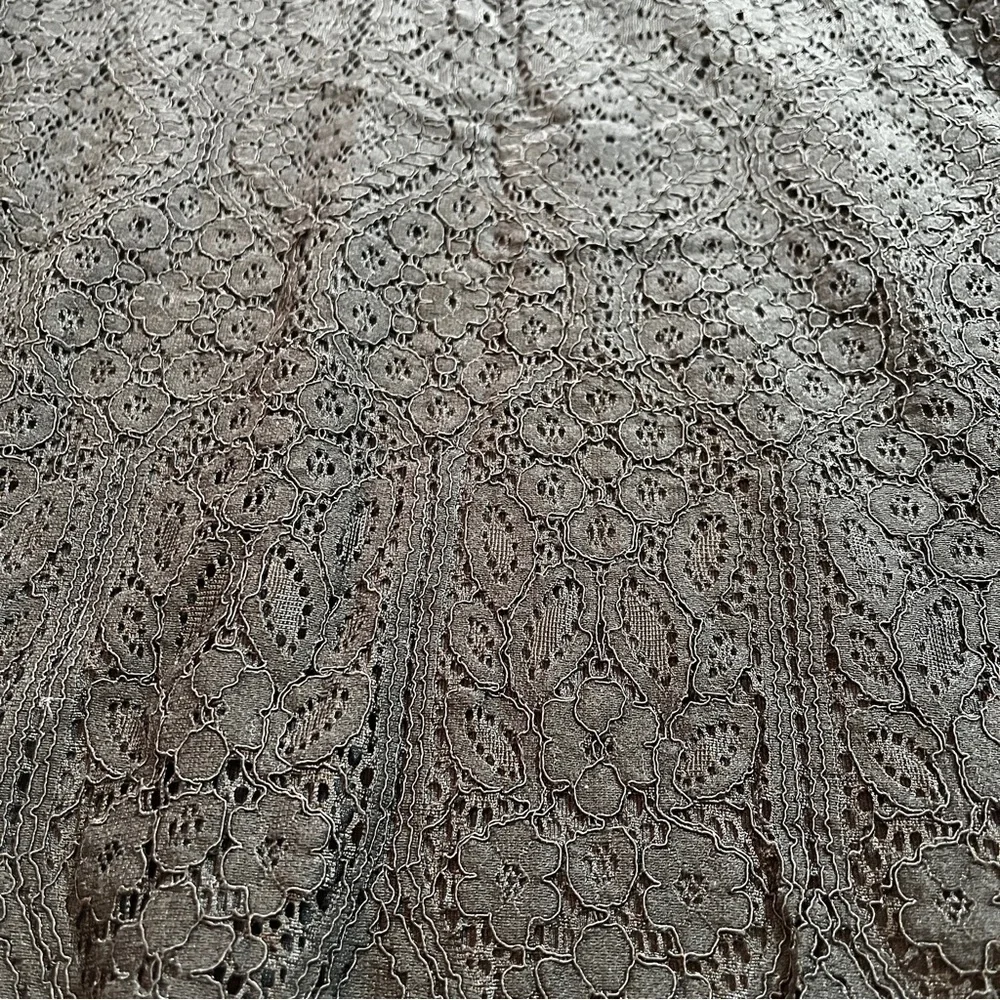 Witchy Whimsigoth Worthington Black Lace Blouse Women's XL Vamp - Picture 6 of 8